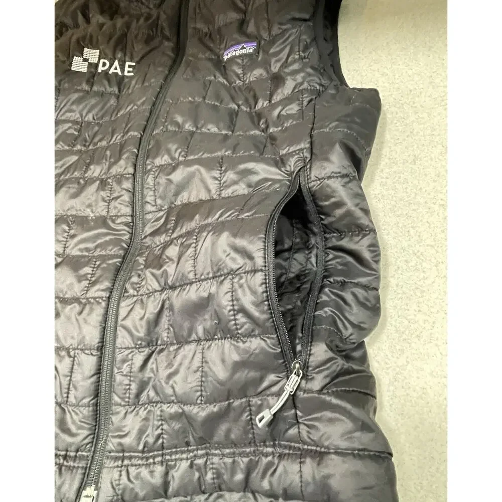 Patagonia Men’s Nano Puff Vest Prima-loft Quilted Zip With Logo Size: Small